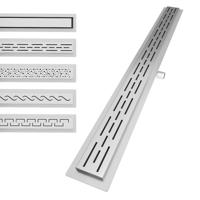 Aquamarin Zuhanyzó padlólemez megszakított mintával 110 cm