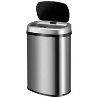 Automatikus érintésmentes hulladékgyűjtő 50 L ezüst