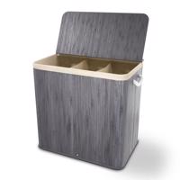 Bambusz szennyestartó kosár 150 l fedéllel és zsákkal