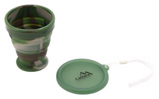 Cattara Szilikon összecsukható pohár ARMY 200 ml
