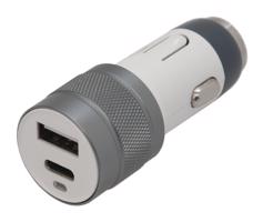 COMPASS Csatlakozó dugó HAMMER 12-24V USB-A / USB-C 3,1A