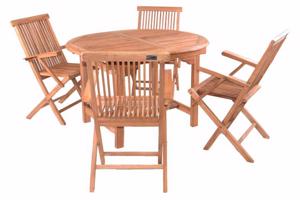 DIVERO Kerti bútor készlet tíkfa