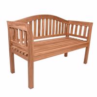 DIVERO Kerti pad 2 személyes teak fa tömör fa