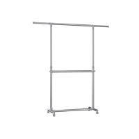 Dupla ruhatároló kerekeken magasság 113–198 cm