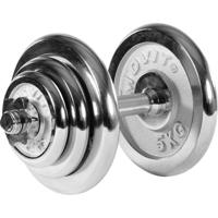 Egykezes súlyzó krómozott MOVIT 20 kg