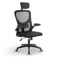 Ergonomikus irodai szék  fejtámlával fekete