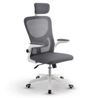 Ergonomikus irodai szék szürke/fehér hálós