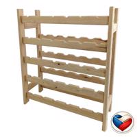 Fa bortartó állvány 30 palack 64 x 75 x 25 cm cseh gyártmány