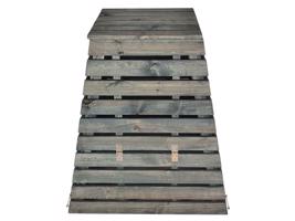 Fa komposztáló 560 L pirami alakú cseh gyártmány zöld