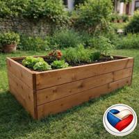 Fa magaságyás 163 × 78 × 42 cm tömör lucfenyő