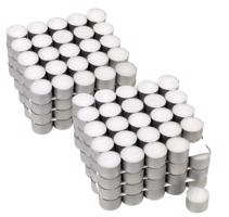 Fehér teamécses gyertyák 8 órás égési idő 200 db