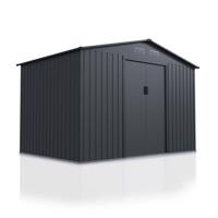 Fém kerti házikó tolóajtókkal 280 x 196 x 190 cm