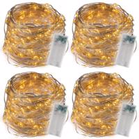 Fényvezeték készlet 40 LED 4 db meleg fehér