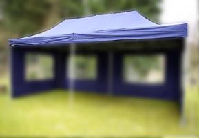 GARTHEN Tartalék tető parti sátorhoz 3 x 6 m  kék