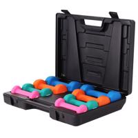 Gorilla Sports  10 kg súlyzó szett bőröndben