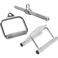 Gorilla Sports Kábelgépes markolat készlet króm 3 db