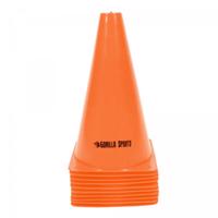 Gorilla Sports Kúp szett 10 db 23 cm narancssárga
