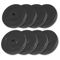 Gorilla Sports Műanyag súlytárcsa szett 8 db  30 kg