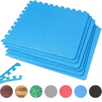 Gorilla Sports Védőszőnyeg szett kapoccsal Kék