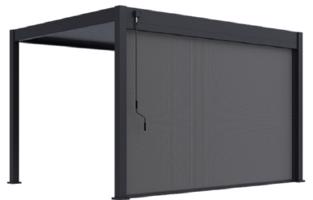 Háló 2,65 m-es bioklimatikus pergolához sötétszürke