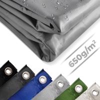 JAGO Ponyva 650 g/m² alumínium hálós szürke 3 x 6 m