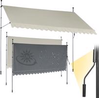 JAGO Rögzítő napellenző 350 x 80 cm poliészter szövet
