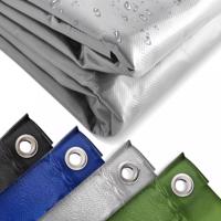 JAGO Takaróponyva 650 g/m² alumínium szem 5 x 8 m szürke