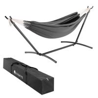 Kerti függőágy acél talppal 279 x 109 x 101 cm