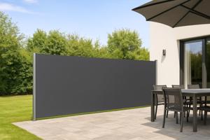 Kihúzható oldalsó paraván 200 x 500 cm antracit