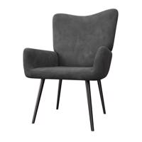 Kordbársony karosszék kényelmes szürke