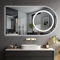 LED fürdőszoba tükör 80×60 páramentesítéssel