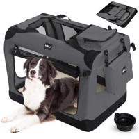 Leopet® Szállítóbox kutyáknak XL 81,3 x 58 x 58 cm antracit