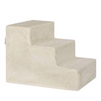 Lépcső kutyáknak és macskáknak 3 lépcsőfok puha bézs