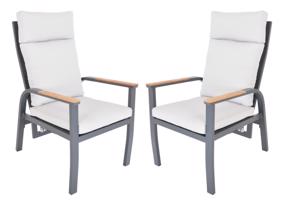 Luxus aluminium fotel ANNECY DUO 2 db