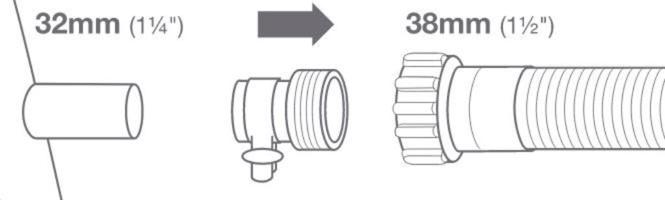 Marimex B adapter a medencék csatlakoztatásához Intex( 2 db)