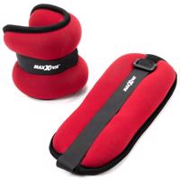 MAXXIVA Neoprén csuklósúly 2 x 1,5 kg piros