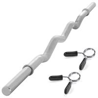 MAXXIVA®  Súlyzórúd EZ 130 cm ezüst
