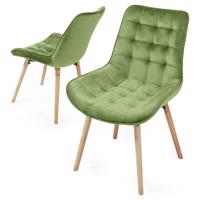 MIADOMODO Étkezőszék készlet 2 db zöld