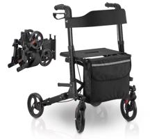 Mobil járókeret Vital üléssel és táskával aluminium