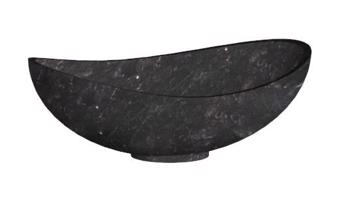 Mosdókagyló márvány TURPIS Black 33 x 45 cm