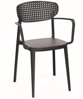 Műanyag karosszék AIRE ARMCHAIR antracit