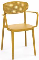 Műanyag karosszék AIRE ARMCHAIR mustársárga
