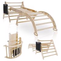 Multifunkciós gyermek mászóka borovi fából  80 x 50 cm