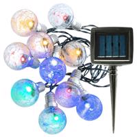 Napelemes fénylánc készlet 10 LED 12 db