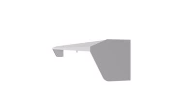 Napellenző fedél 400 cm fehér