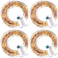 NEXOS Fényfüzér 4x 20 miniLED Meleg fehér