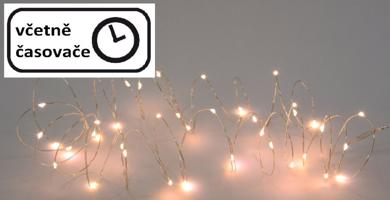 NEXOS Karácsonyi világítás 8 m 80 LED meleg fehér