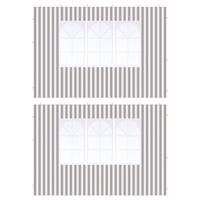 Oldalsó panel szett ablakkal 3 m antracit 100 g/m²
