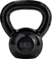 Öntöttvas kettlebell 8 kg, fekete