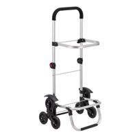 Összecsukható alumínium bevásárlókocsi 6 kerekes 30 kg